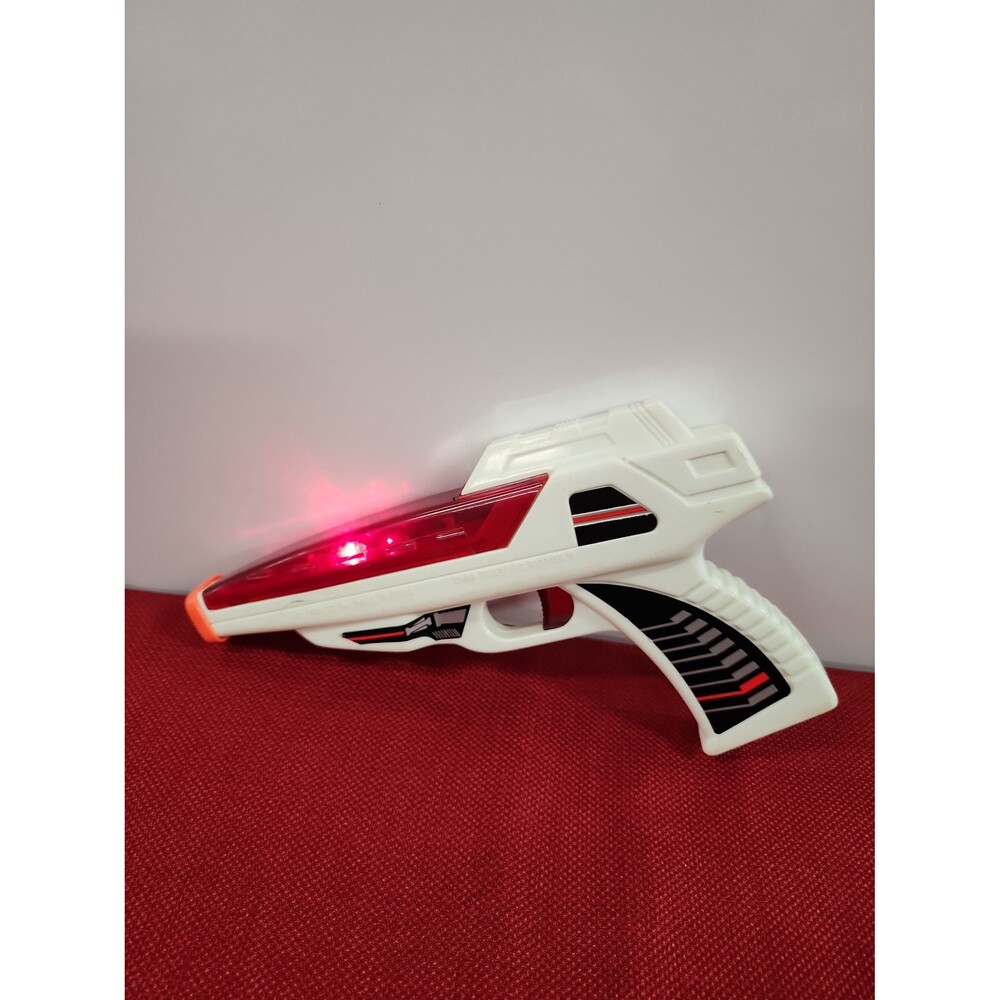 Vintage 90s SRM Co. Inc White Space Laser Gun Pistol Blaster Toy Works